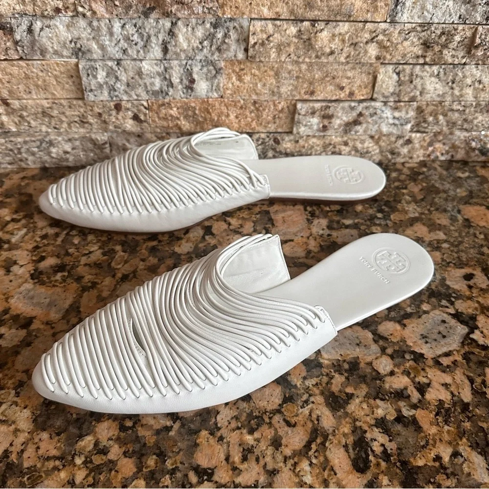 NEW Tory Burch Sienna Flat Mules Slides